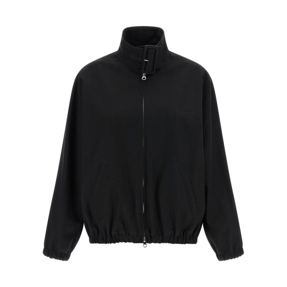 Courrèges Black Cotton Women's Bomber